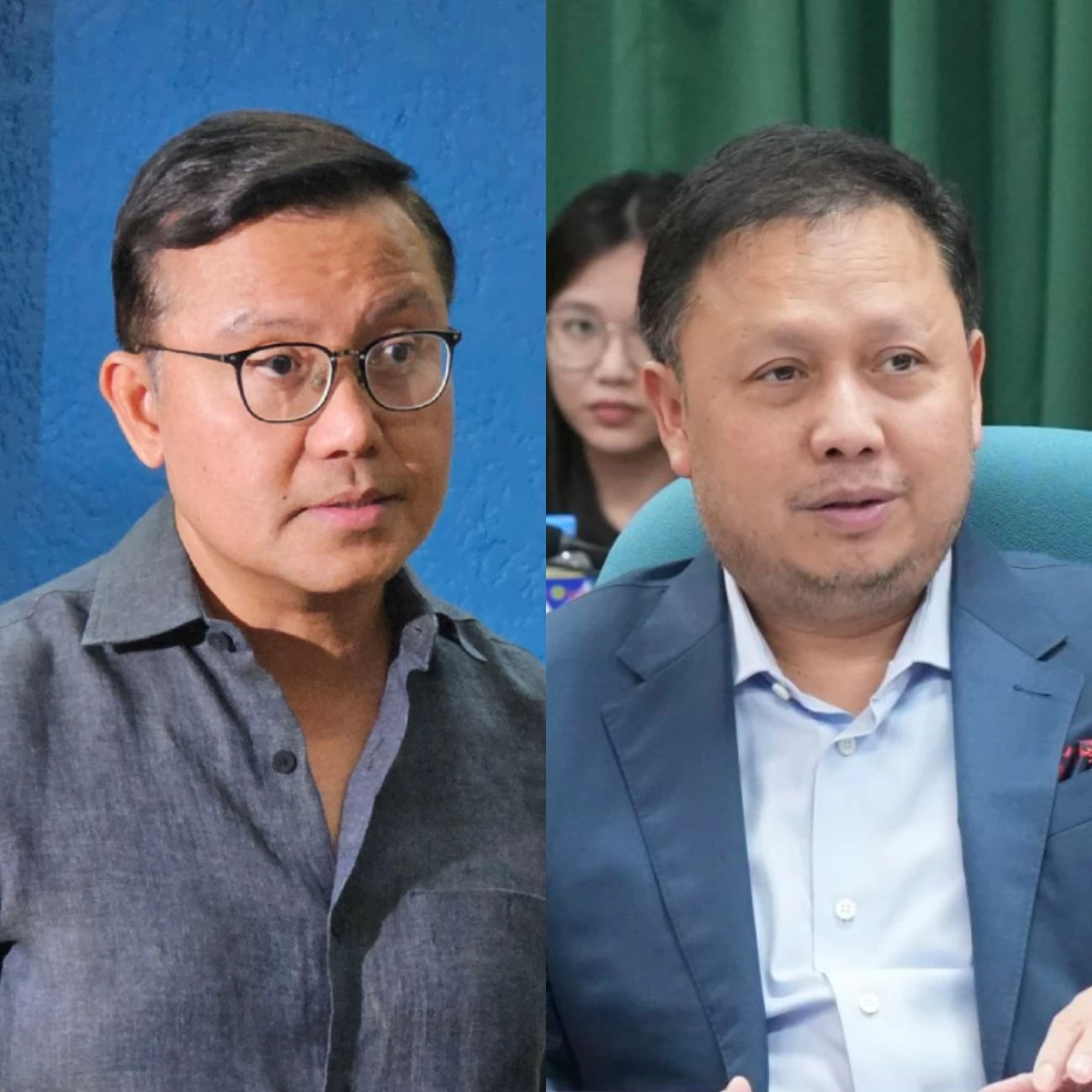 Ako Bicol Party-list Rep. Alfredo Garbin Jr. (left), Ako Bicol Party-list Rep. Zaldy Co (MANILA BULLETIN, PPAB)