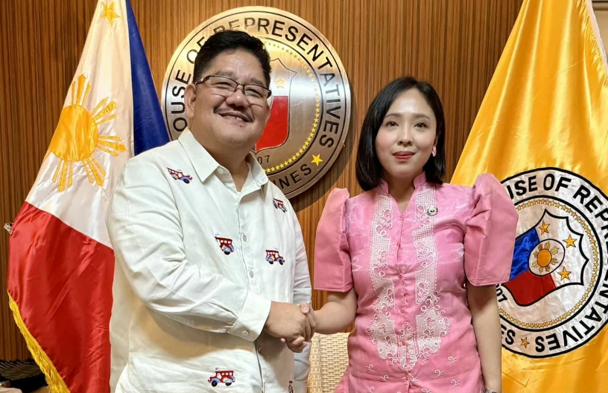 4Ps Party-list Rep. Marcelino "Nonoy" Libanan (left), Gabriela Party-list Rep. Sarah Elago (Rep. Libanan’s office)