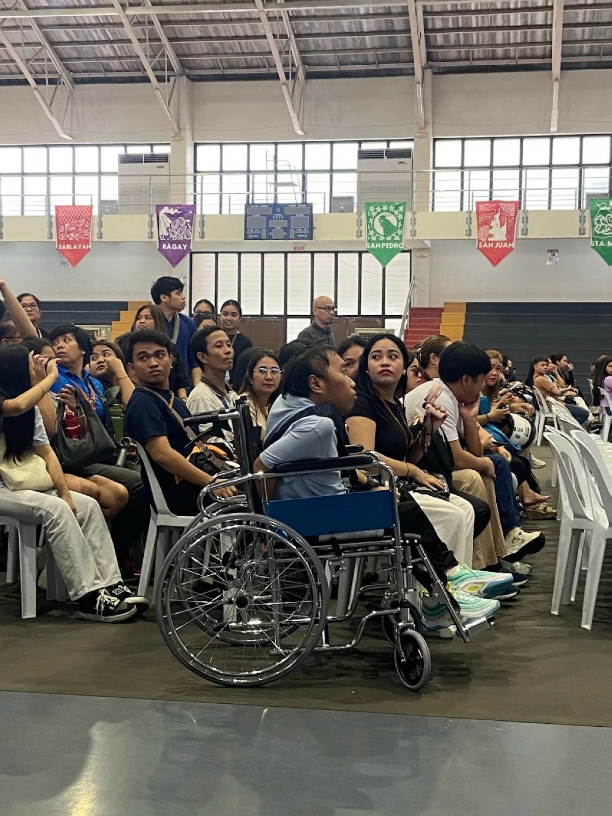 JOMARI during the graduation rehearsals.