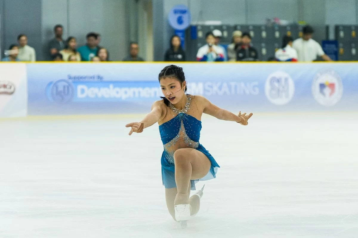 Cathryn Limketkai, who ranked in the Top 10 of the Women’s Singles Short Program at the 2025 Asian Winter Games in Harbin, China, showcasing her artistry and precision.
