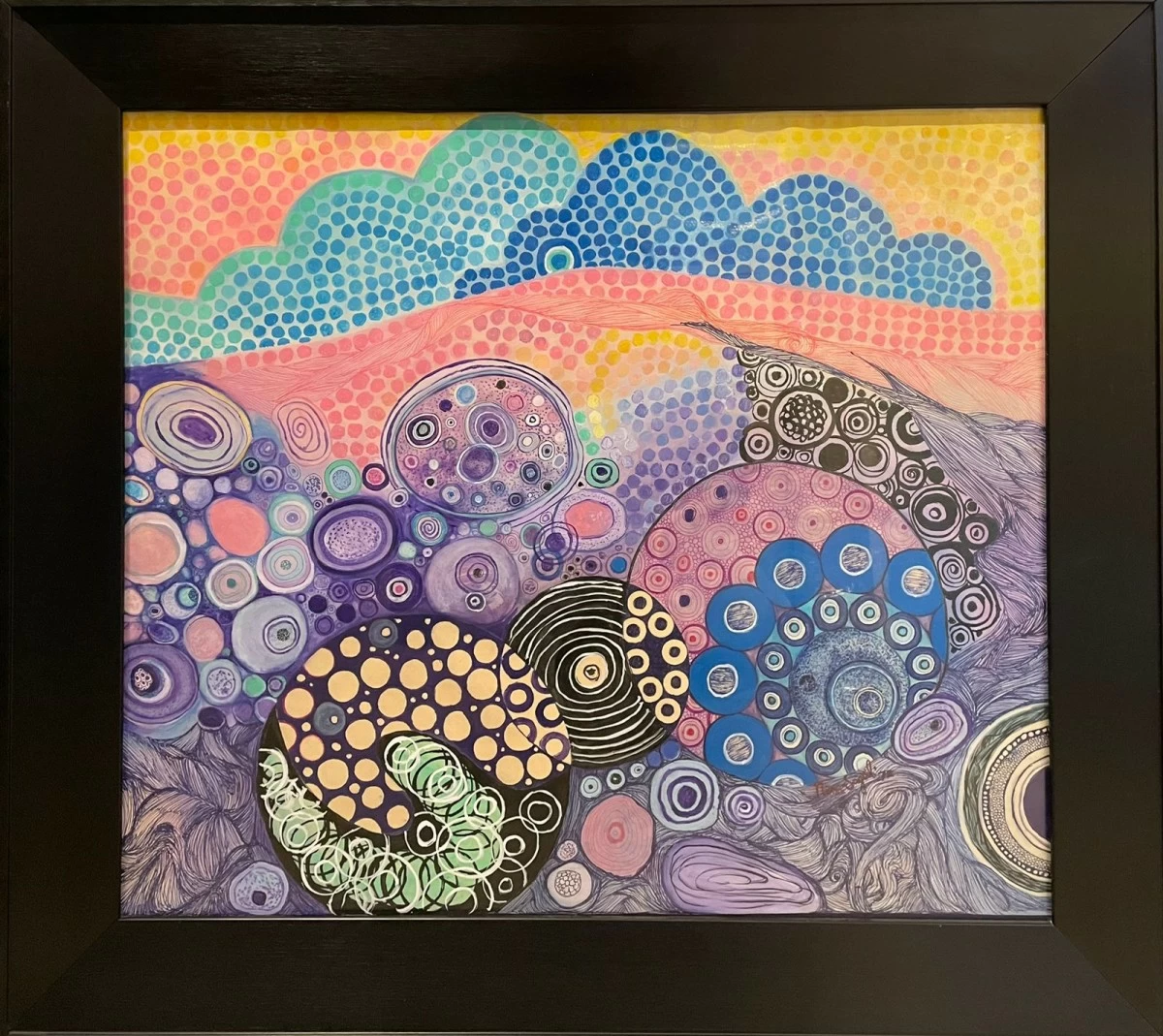 'UNTITLED' watercolor, 1972