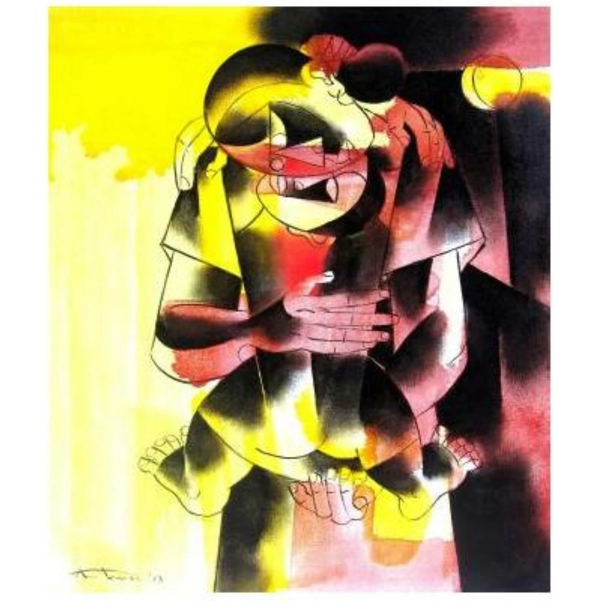 'YAKAP' oil on canvas, 30x24 inches