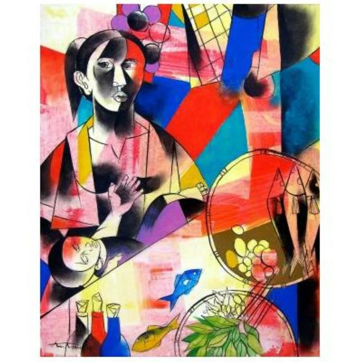 'PARANGAL KAY INAY' oil on canvas, 30x24 inches