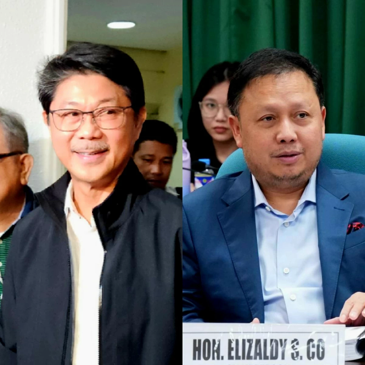 House Speaker Faustino "Bojie" Dy III (left), Ako Bicol Party-list Rep. Zaldy Co (MANILA BULLETIN, PPAB)