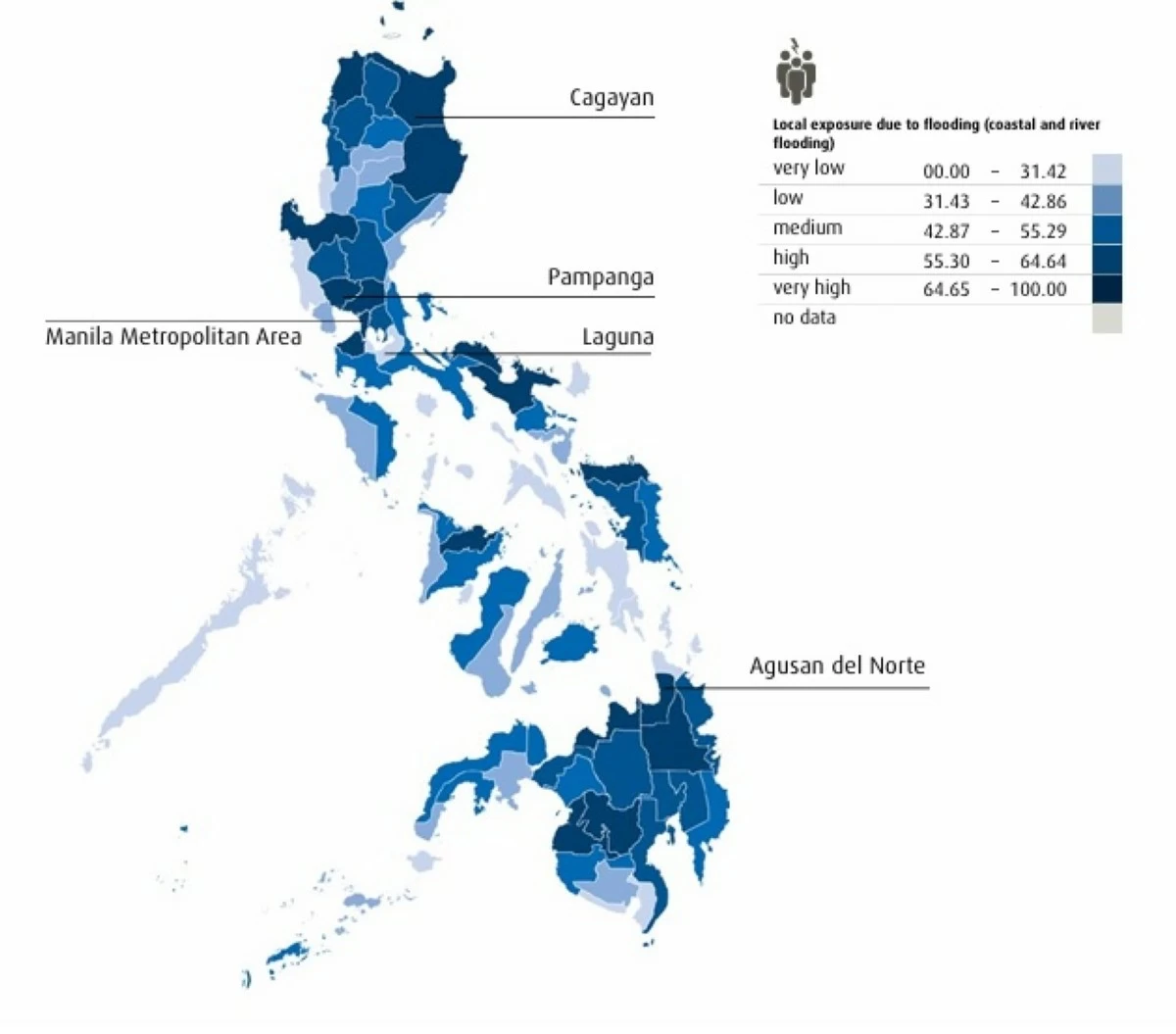 WorldRiskIndex 2025: Philippines again named most disaster-prone country, citing high flood exposure, typhoons, and climate change threats. (Image courtesy of WorldRiskIndex 2025)