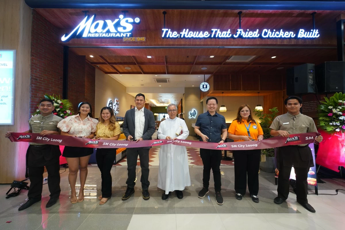 Max’s continues to grow with SM, opening its newest branch at SM City Laoag to serve more Filipino families. 