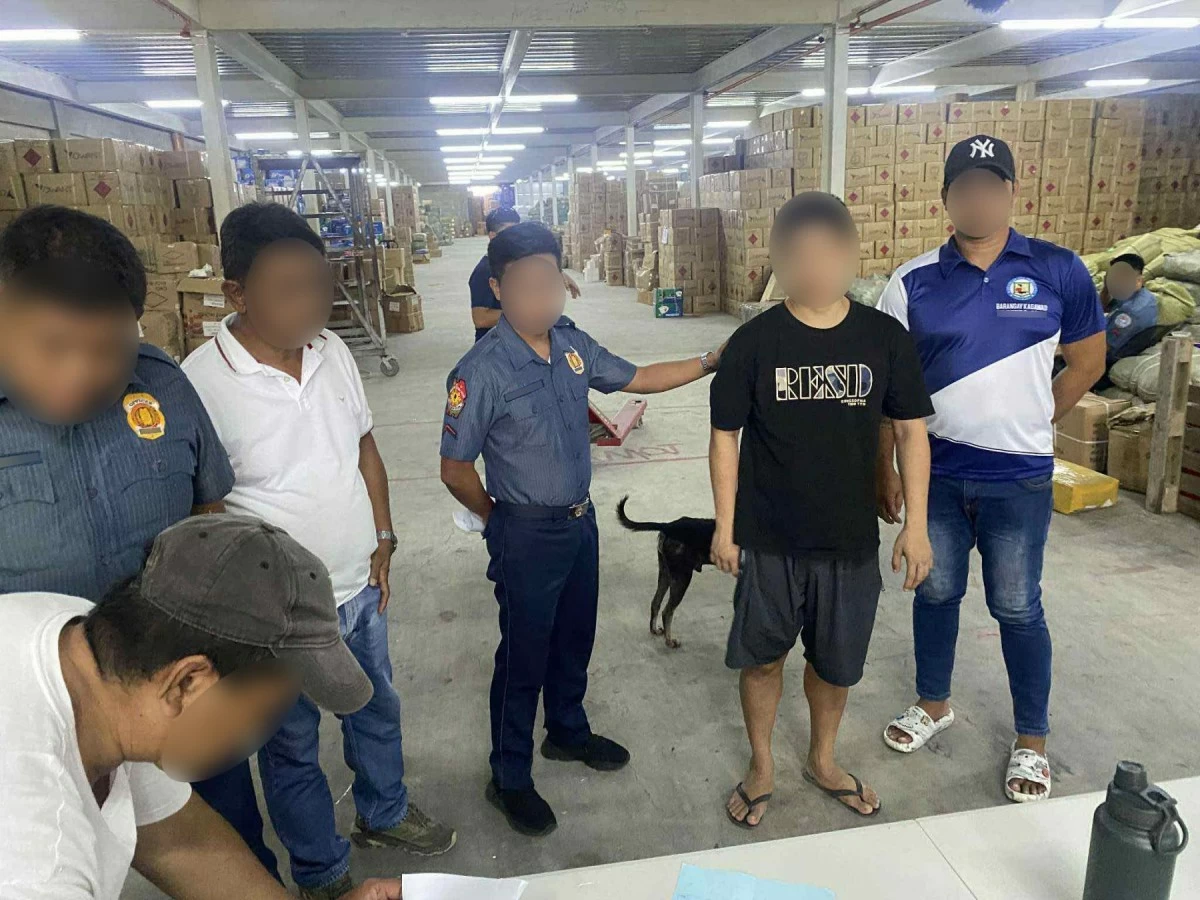 CIDG operatives conduct inventory of the alleged substandard lighters following a raid on a warehouse in Bulacan. (photo: CIDG) 
