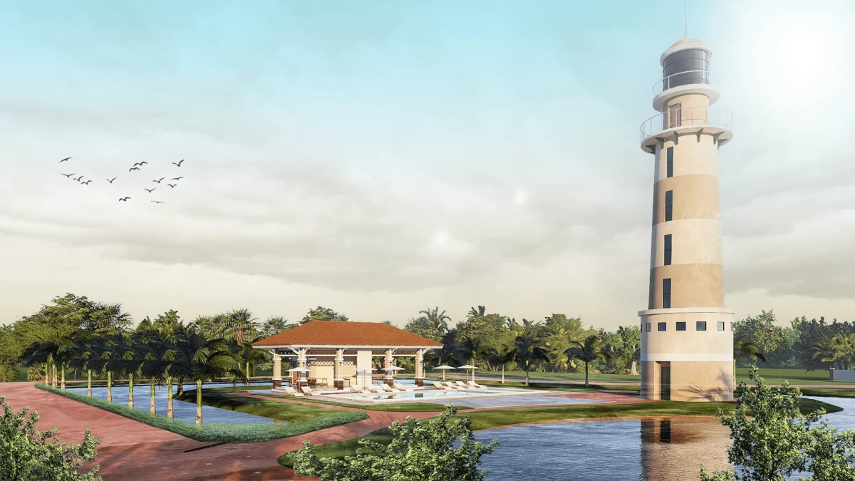 Future residents of Sta. Monica Lake Residences will get to enjoy stunning views of a man-made lake and lighthouse. 