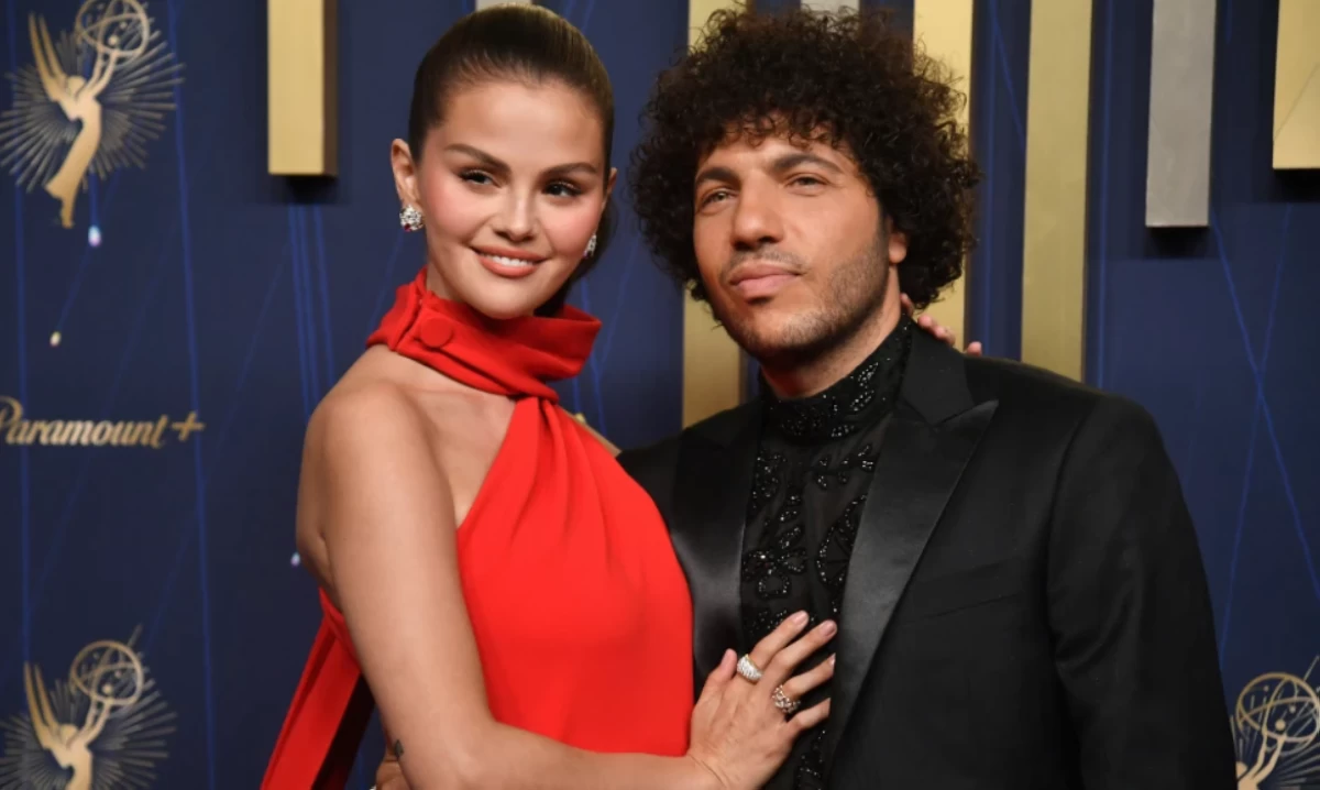 Singer Selena Gomez and music producer Benny Blanco (AP)