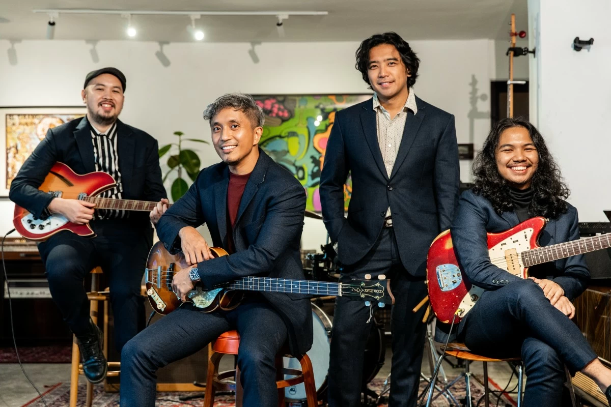 THE BLOOMFIELDS (from left): Lakan Hilla, Louie Poco, Rocky Callado, and Nathan Abella.