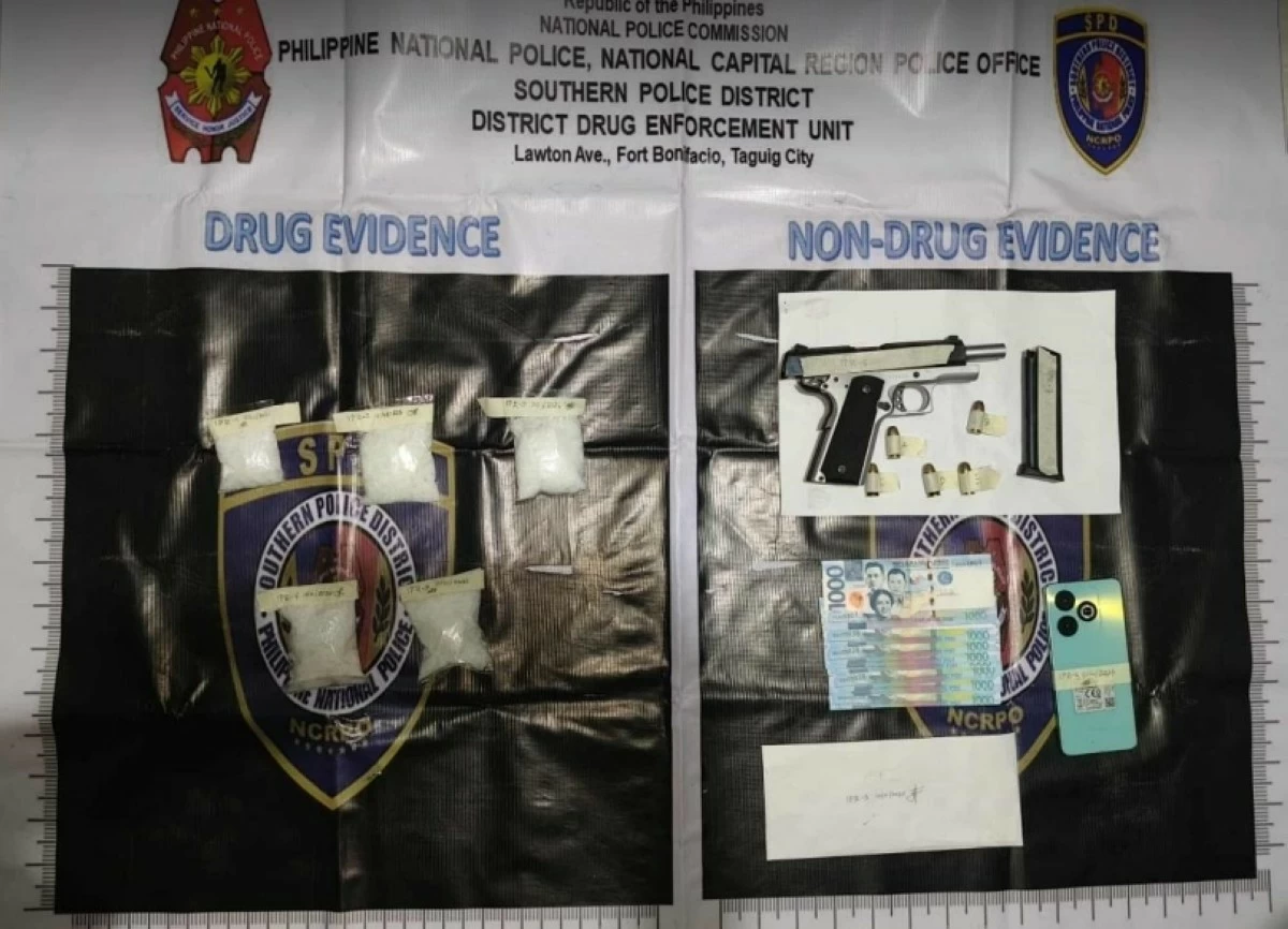 The shabu seized by the police in Taguig (Photo from SPD) 