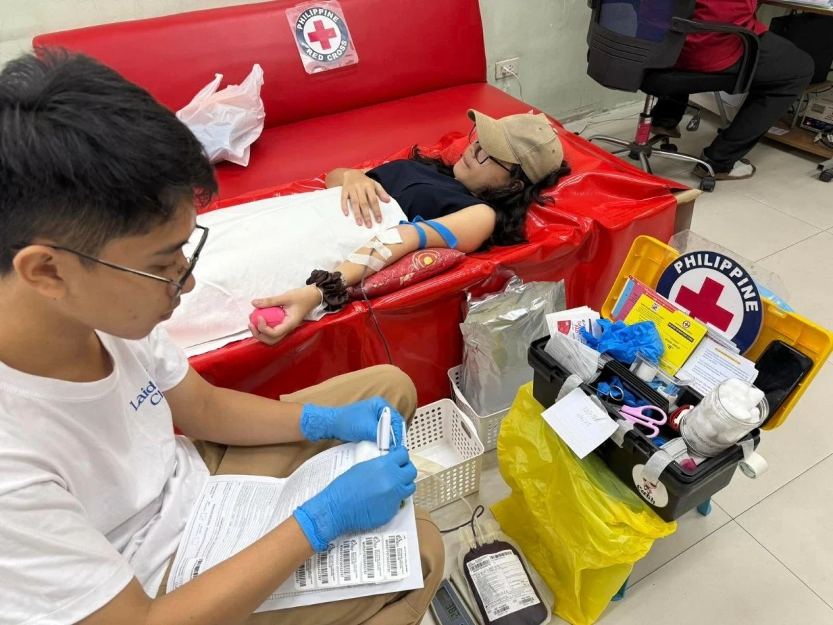'Even in times of crisis, they chose to give life.' PRC thanks the Cebuano community for their compassion and readiness. (Photo from PH Red Cross)