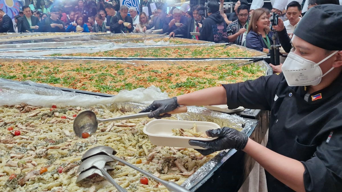 5 tons of pasta served at tourism month kickoff