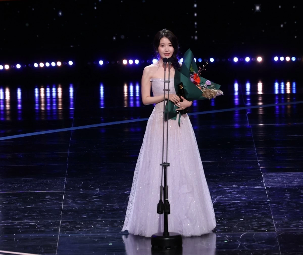 K-Drama Competition best actress winner IU (Photo: SDA) 