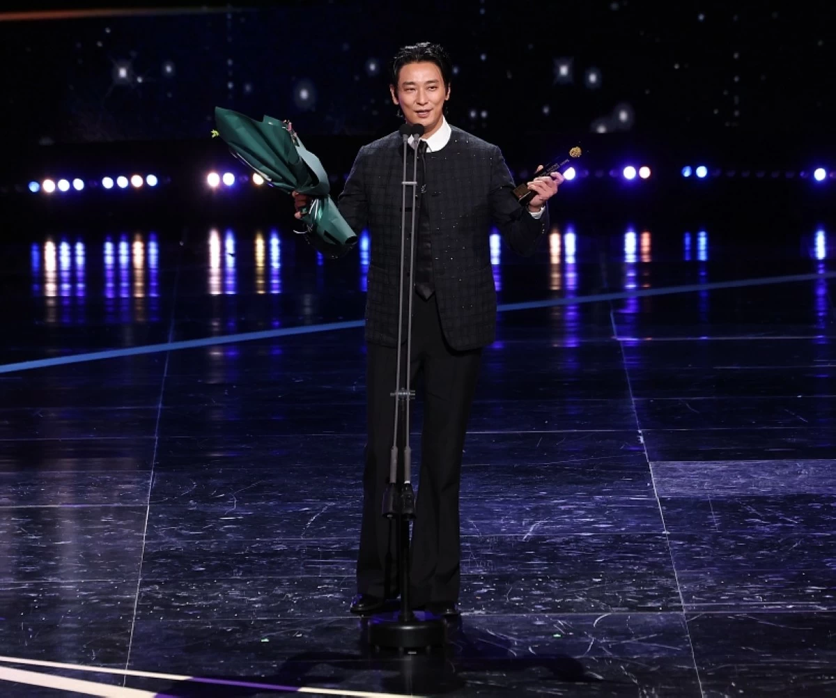 K-Drama Competition best actor winner Ju Ji-hoon (Photo: SDA) 