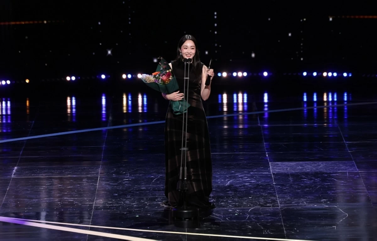 International Competition best actress winner Kim Minha (Photo: SDA) 