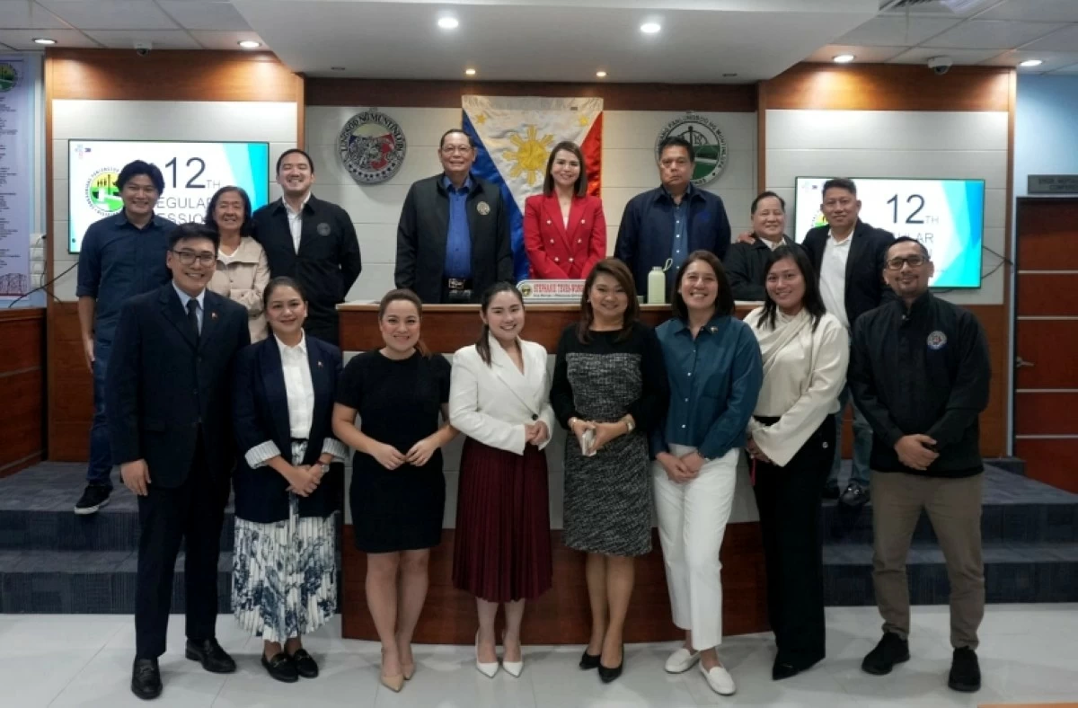 The Muntinlupa City Council (Photo from Sanggunian Secretariat - Muntinlupa's Facebook page) 
