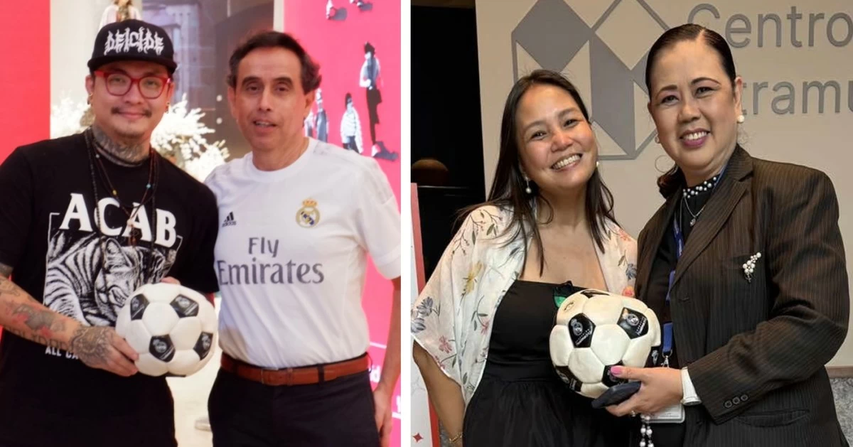 Preceding  the  screening of Robotia at Power Plant on Oct. 12, a special football was raffled off by Chaco Molina to Arvin Belarmino and then  Instituto Cervantes Carol Garcia presented the Raffle prize to the winner Manila Bulletin’s Badette Cunanan. Children will have a chance to win several footballs and an official Real Madrid jersey signed by football legend Emilio Butragueño