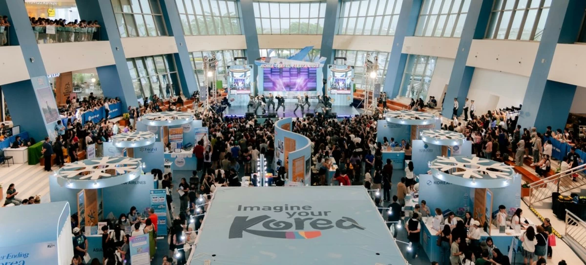 The Korea Travel Fiesta 2025 event venue at SM Moa Music Hall