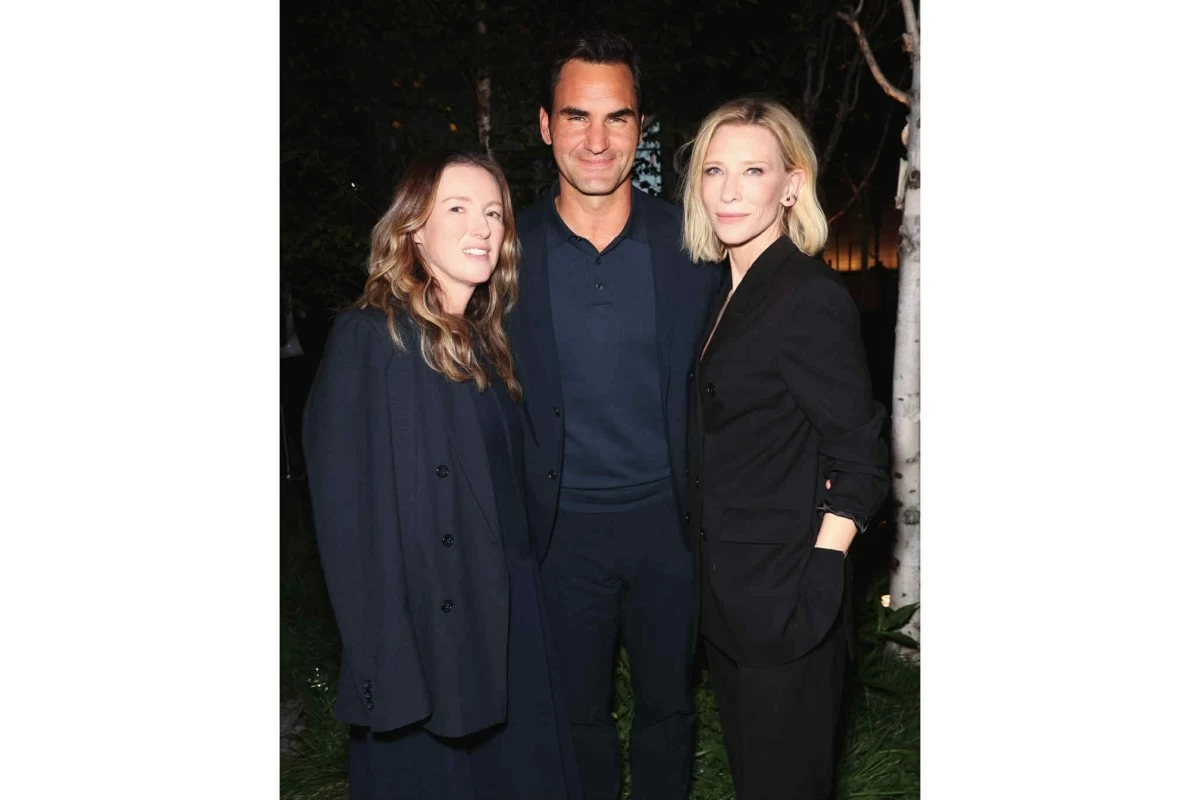 Clare Waight Keller, Roger Federer, and Cate Blanchett