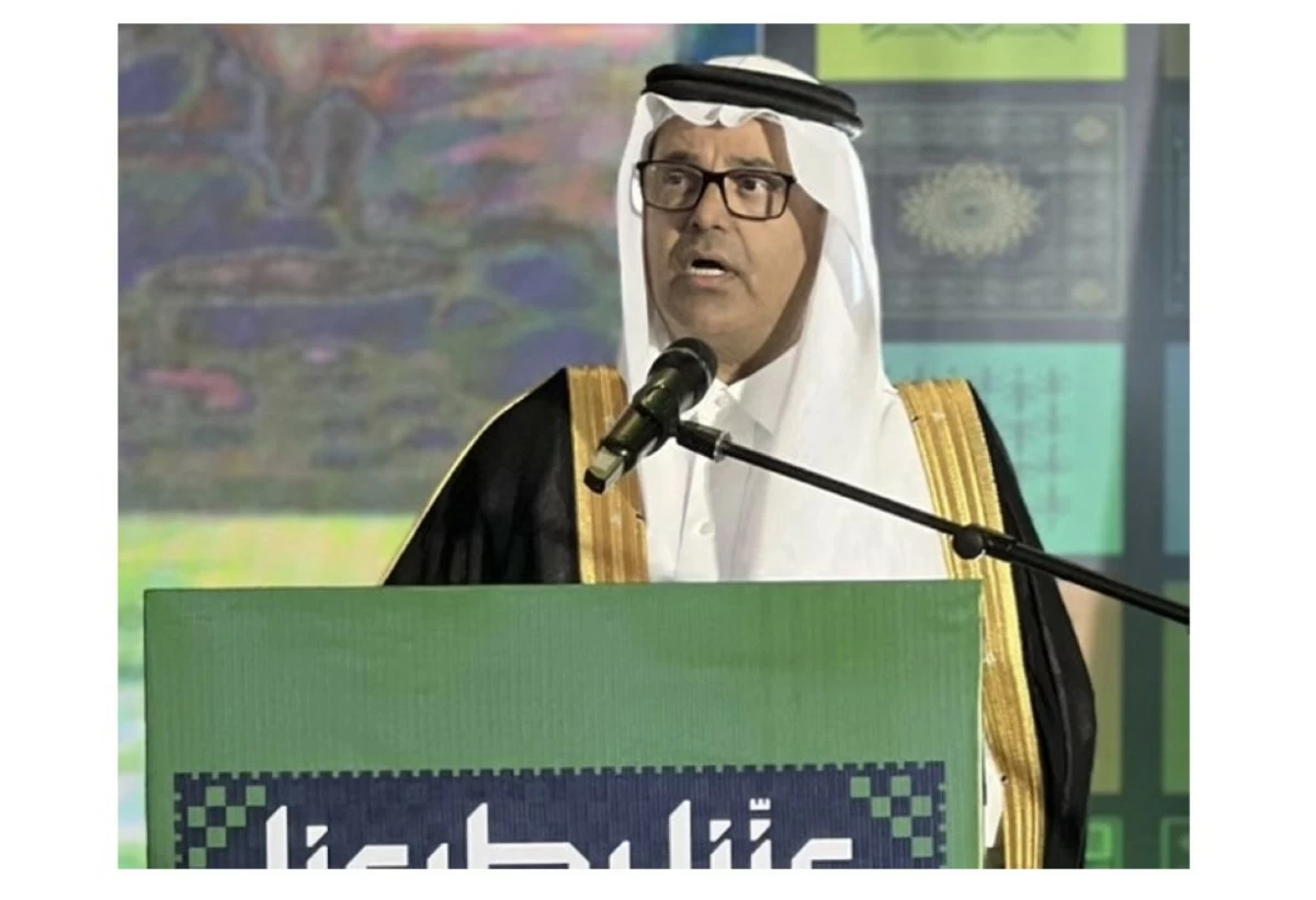 His Excellency Faisal Ebraheem Alghamdi, ambassador of the Royal Embassy of Saudi Arabia, extends a warm welcome with his opening remarks.