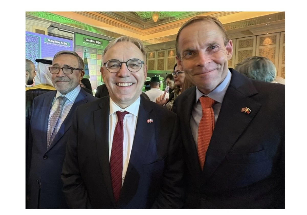 Ambassador Ricardo Luis Bocalandro of the Embassy of Argentina, Ambassador Nicolas Brühl of the Embassy of Switzerland, and Ambassador Christian Halaas Lyster of the Embassy of Norway