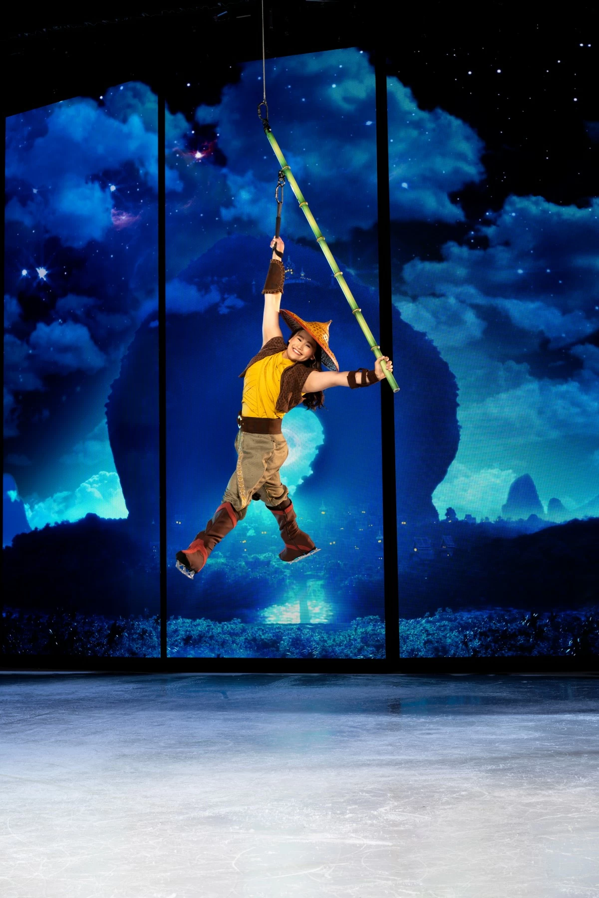 Raya journeys to find a benevolent mythical being who can heal the land and unite the world.