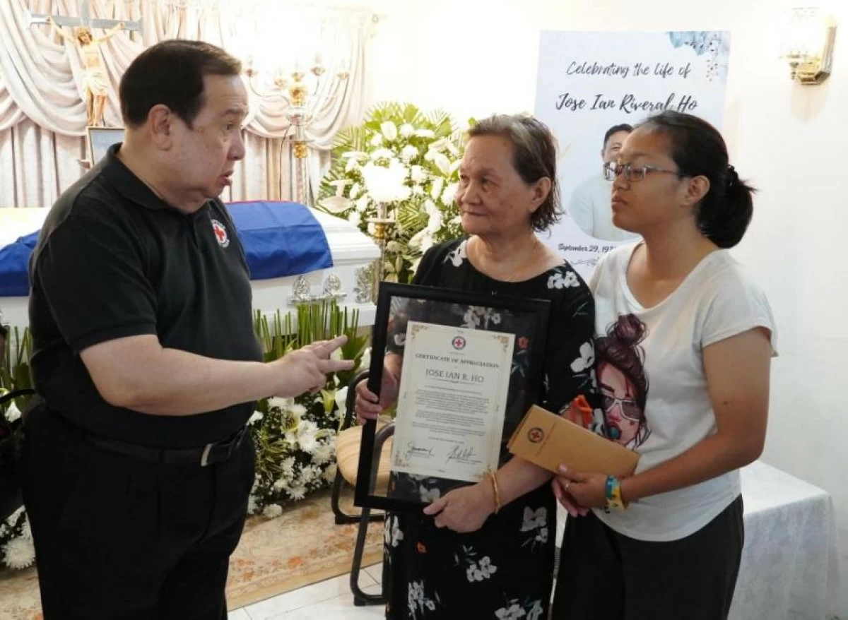 FROM REDEMPTION TO HEROISM. PRC volunteer Jose Ian Ho found purpose through service and made the ultimate sacrifice saving his son in the Cebu earthquake. (Photo from PRC)