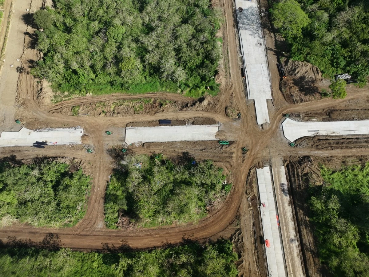 Land development for Batangas Technopark Phase 1 is almost complete.