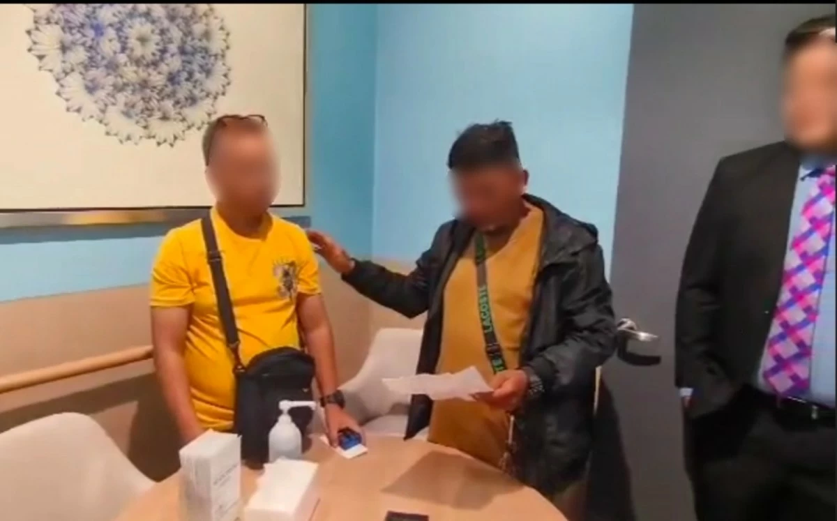 The illegal recruiter (Photo from Parañaque City Police)