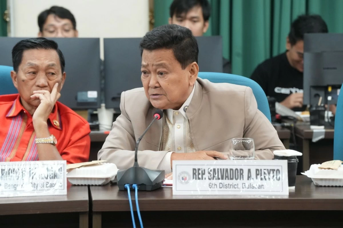 Bulacan 6th district Rep. Salvador Pleyto (PPAB)