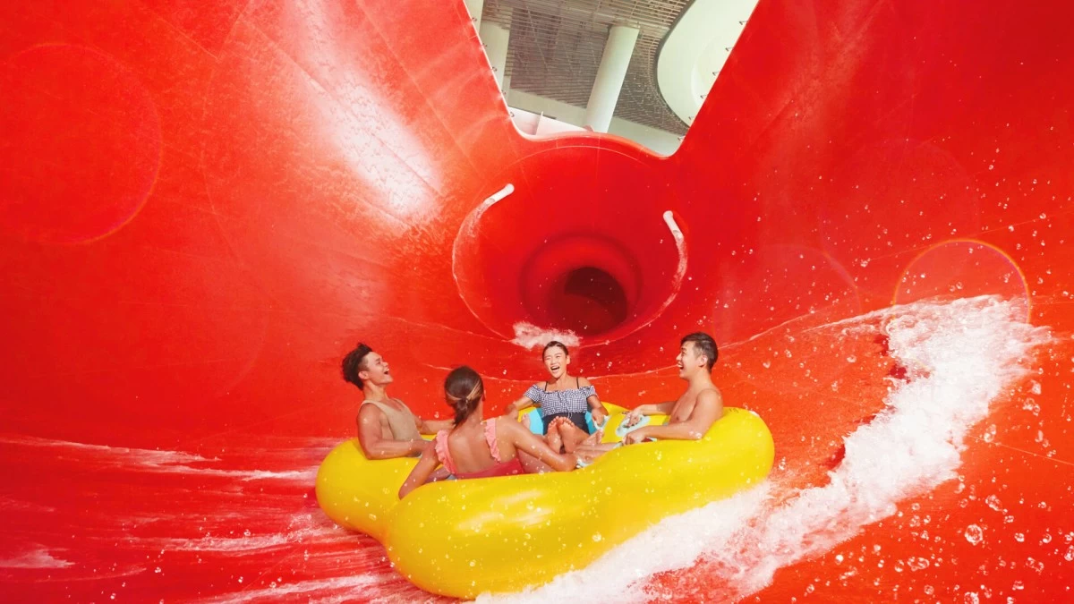 SLIDE INTO THRILLS Water World's Vortex slide is a thrilling way to enjoy the water park (Photo from Water World Ocean Park Hong Kong website).