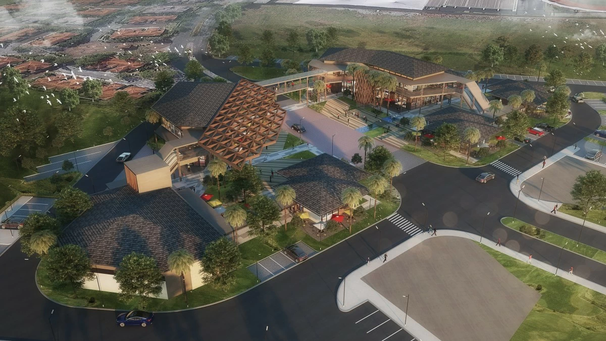 Artist’s perspective of the soon-to-rise Lifestyle Retail at The Village Front