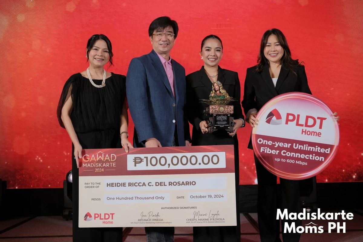 From L-R (Ina Pineda, Vice President for PLDT Home Marketing Communications and Services, Butch Jimenez, PLDT Chief Operating Officer and Technology Head, Ricca Del Rosario, Owner of HTP Clothing, and Maxine Loyola, AVP & Head, PLDT Home Marketing PR, Influencer Management and Brand Advocacies)