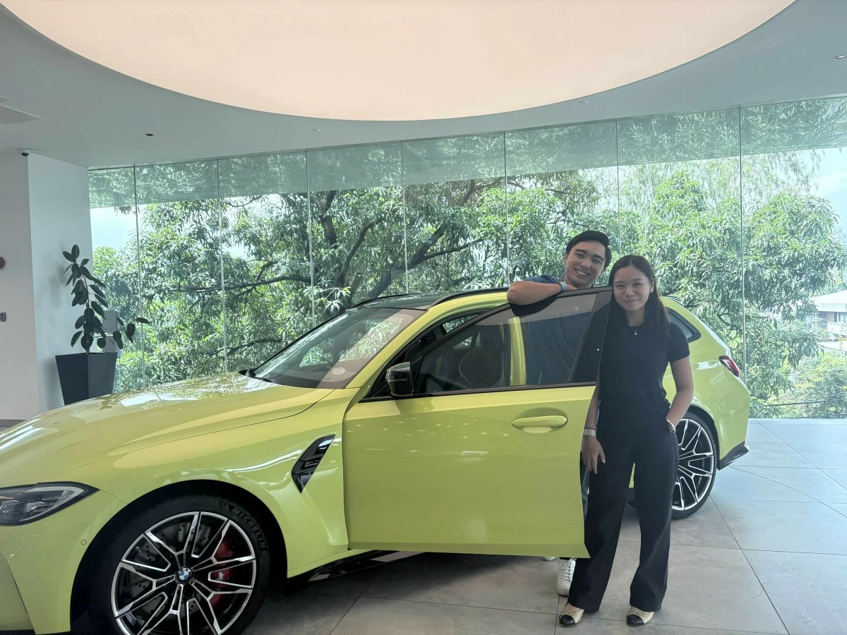 Sean Ramos with his girlfriend Laurea Duque