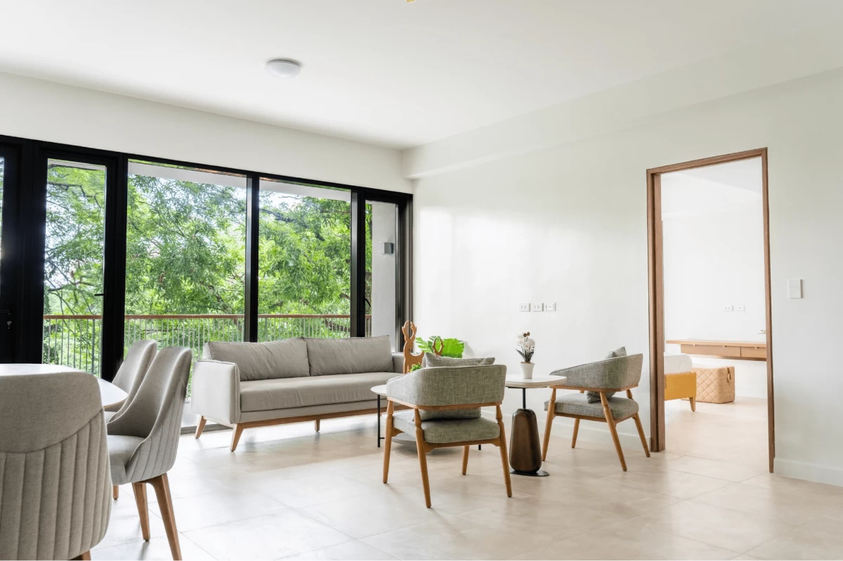 Two bedroom premier furnished by Philiana Design 