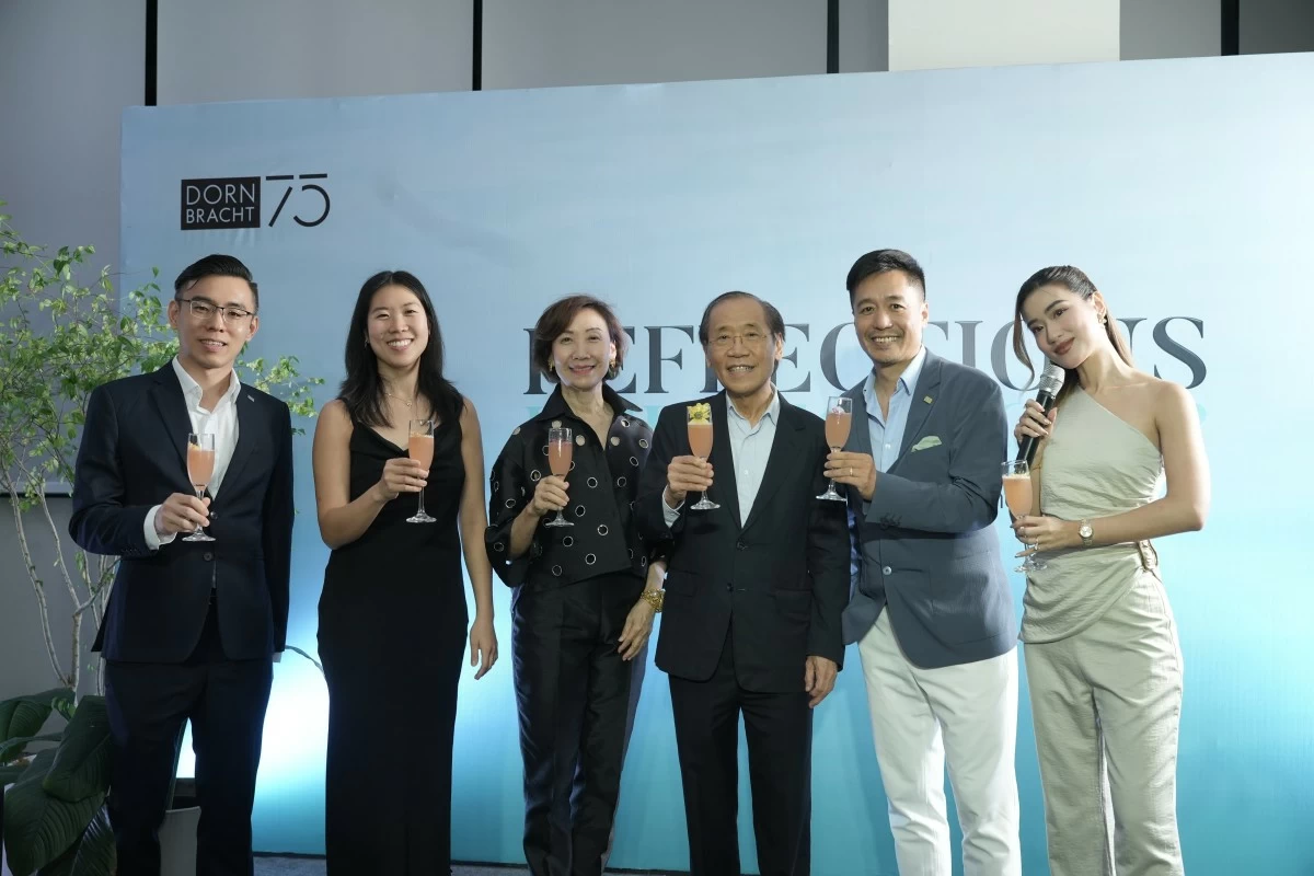 Jin Long Seah, reg. sales manager; Angela Sy, CFO; Lolita Sy, VP of Focus Global Inc. (FGI); Stephen Sy, CEO and president of FGI; Kevin Ni, managing director Asia Pacific - Dornbracht; and Janeena Chan