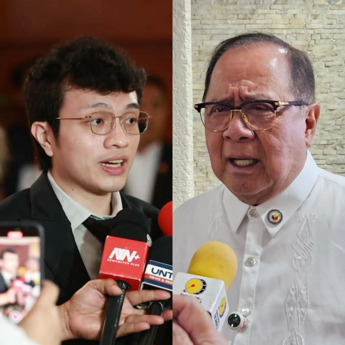 Cavite 4th district Rep. Francisco "Kiko" Barzaga (left), Antipolo City 1st district Rep. Ronaldo "Ronnie" Puno (Facebook, MANILA BULLETIN)