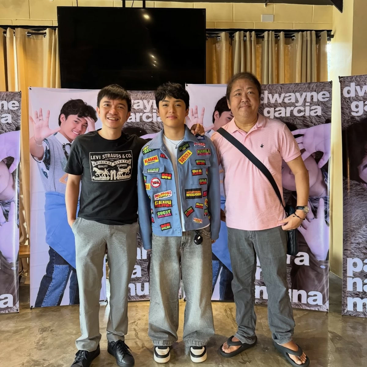 Jonathan Manalo, Dwayne Garcia, and Joven Tan