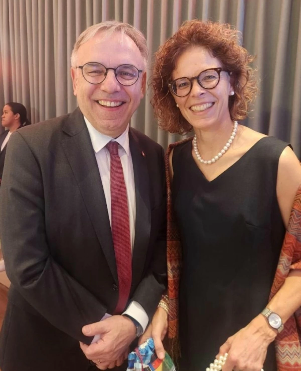 Ambassador Nicolas Brühl and wife, Dr. Denise Claudine Brühl Moser