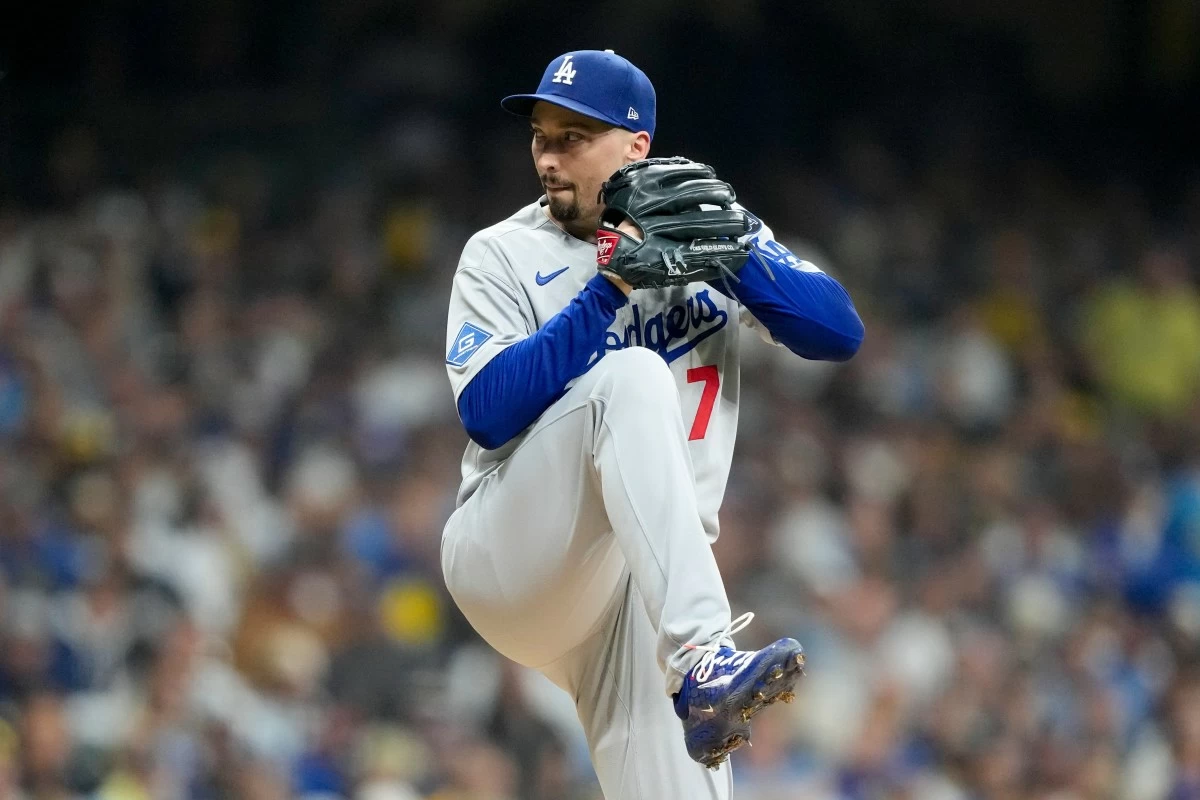 Snell shines as Dodgers survive Brewers' late push in NLCS opener