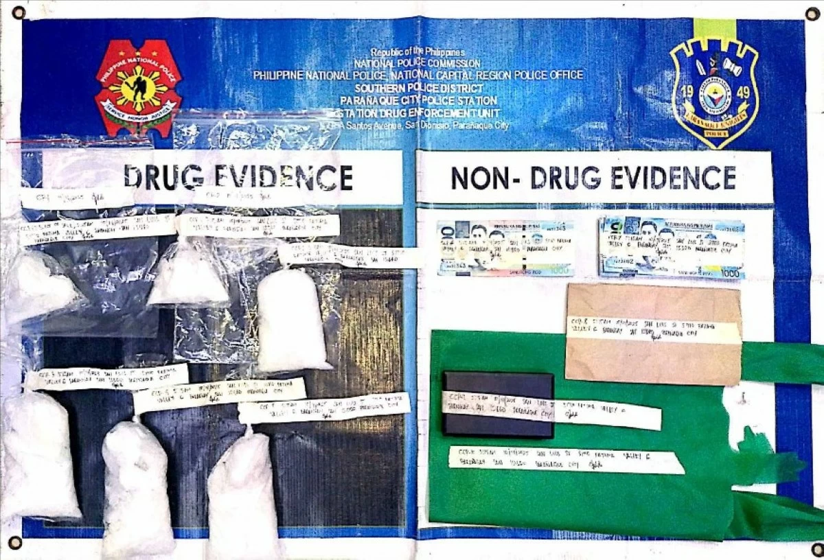 The confiscated pieces of evidence (Photo from SPD)