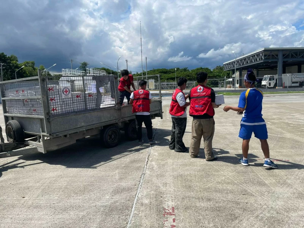 Philippine Red Cross teams work around the clock to deliver life-saving aid and relief supplies to remote areas affected by recent earthquakes in Mindanao. (Photo from PH Red Cross)
