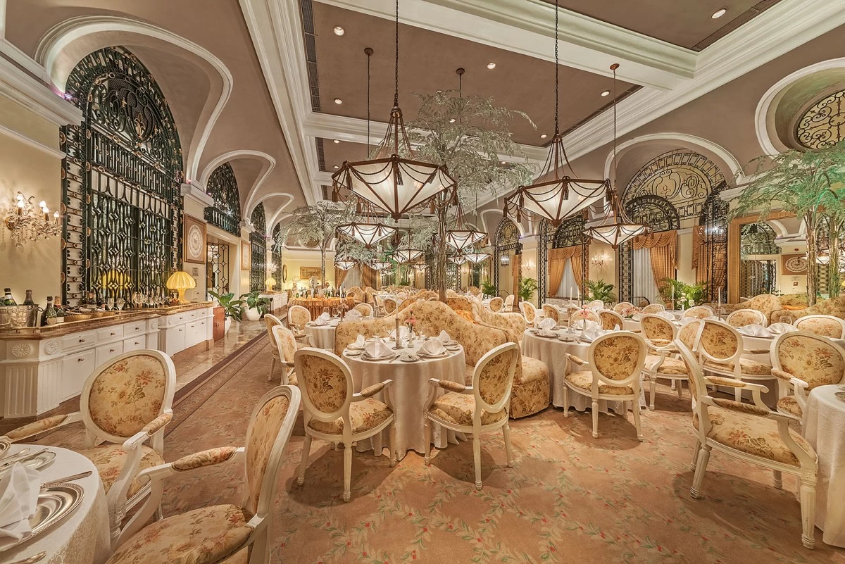 Every meal is a celebration of fine taste and timeless charm at the Champagne Room