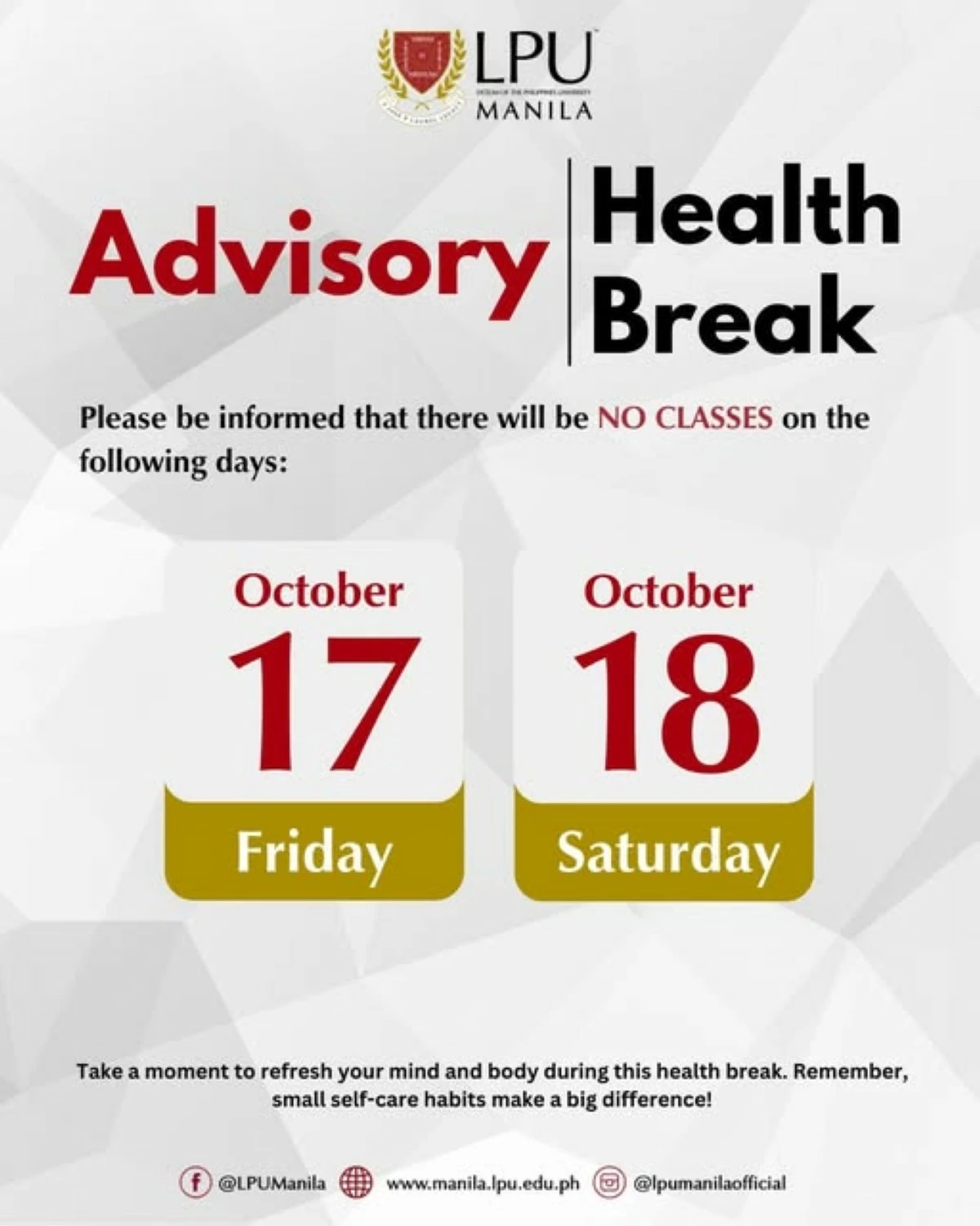 Lyceum of the Philippines University - Manila / Facebook