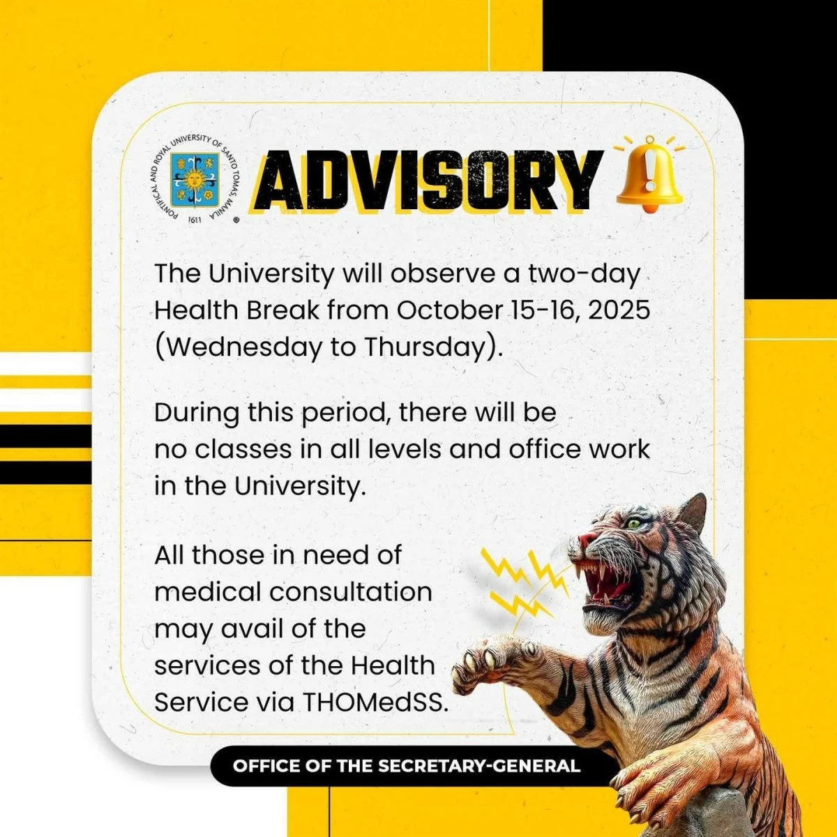 University of Santo Tomas / Facebook 