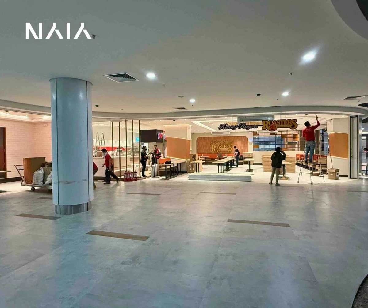 NAIA's new food hall is almost ready for takeoff