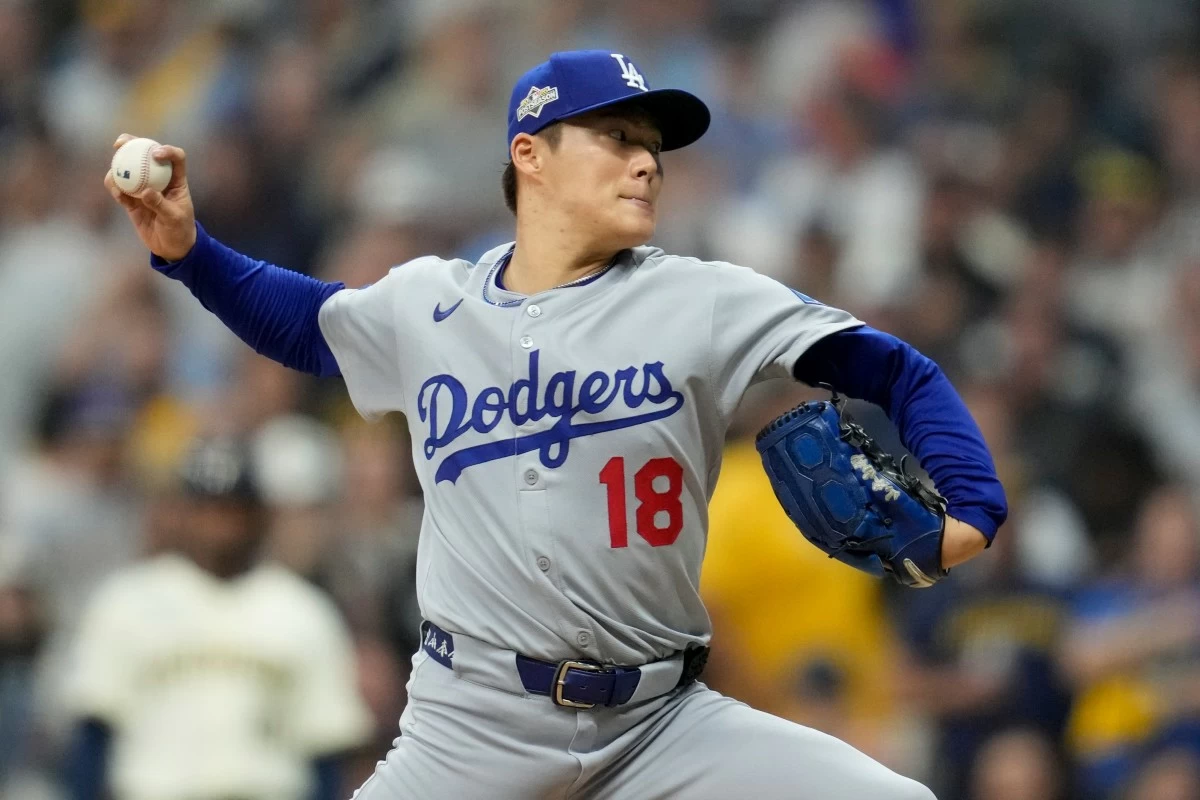 Yamamoto throws 3-hitter as Dodgers down Brewers for 2-0 lead in NLCS