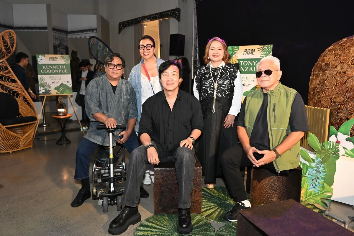 Tony Gonzales; Executive Director for the Design Center of the Philippines, Rhea O. Matute; Kenneth Cobonpue; CITEM Executive Director, Leah Pulido Ocampo; and Milo Naval