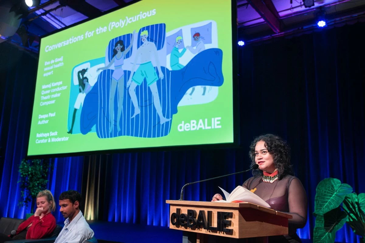 Launch night at De Balie in Amsterdam (Photo by Conor Vella)